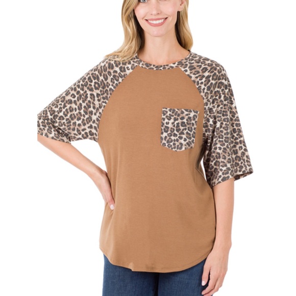 Zenana Raglan Half Sleeve tees NEW SIZES S-XL - Picture 3 of 4